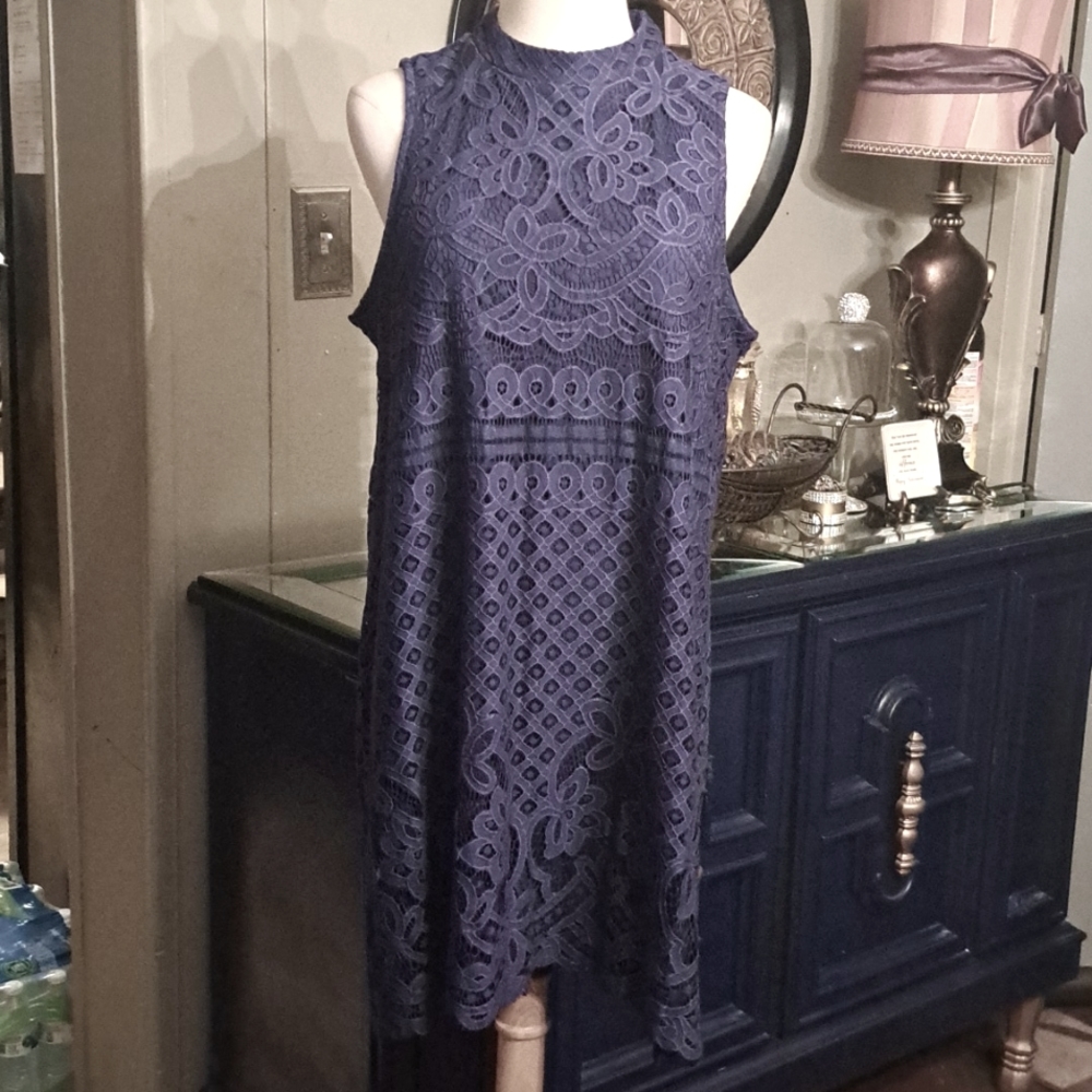 Love Fire navy blue dress